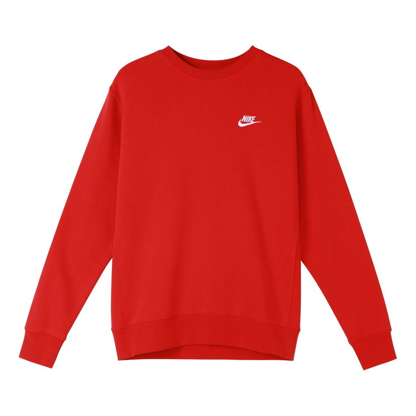 Pleteni pulover Nike Sportswear Round Neck Pullover Rdeča | BV2663-657