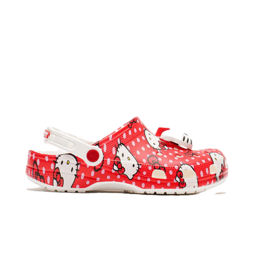 Superge in čevlji Crocs Hello Kitty x Red Classic Clog Rdeča | 210575-90H