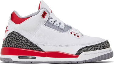 Superge in čevlji Jordan Air Jordan 3 Retro "Fire Red" 2022 GS Bela | DM0967-160, 2