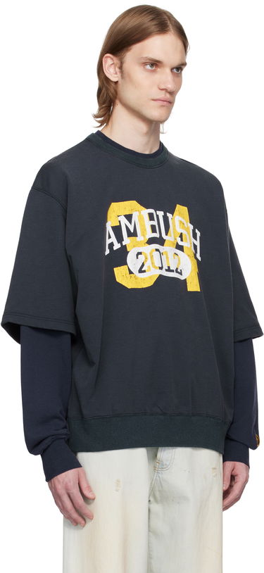 Pleteni pulover Ambush AMBUSH Layered Sweatshirt Bež | 12115331, 4