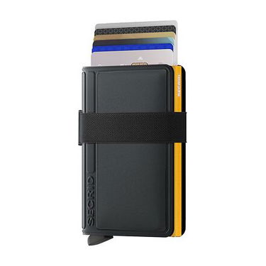 Denarnica Secrid Tpu Black-Ochre Črna | BTP-Black-Ochre, 0
