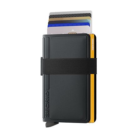 Denarnica Secrid Tpu Black-Ochre Črna | BTP-Black-Ochre