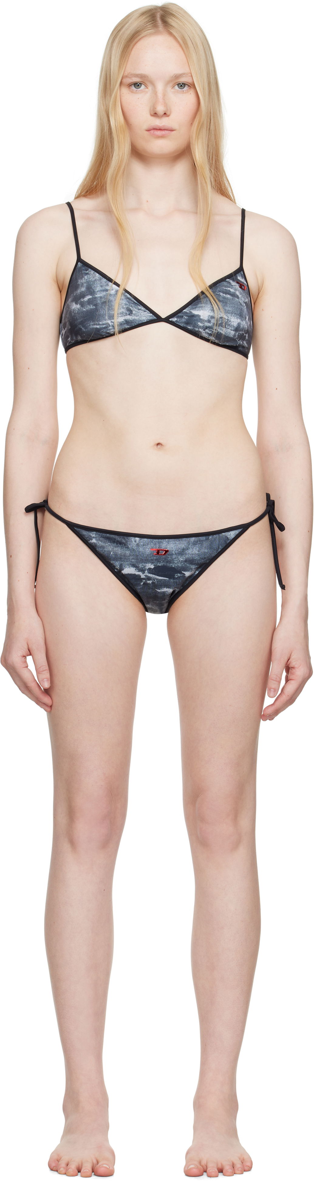 Kopalke Diesel Diesel Cloud-D-Pop & Elsa-D-Pop Bikini Set Siva | A17494 0BLBN/A17525 0BLBN, 0
