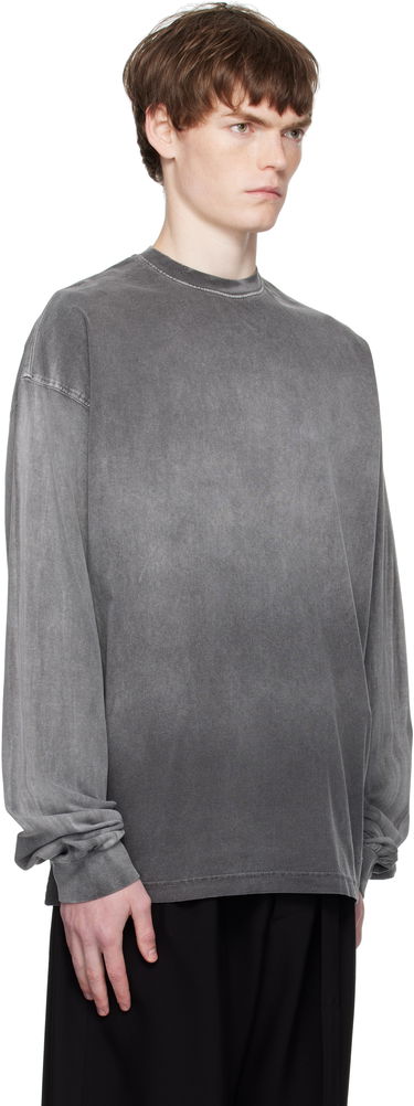 Majica We11done We11done Gradient Dye Long Sleeve T-Shirt Siva | WD-TT2-25-729-M-BK, 1