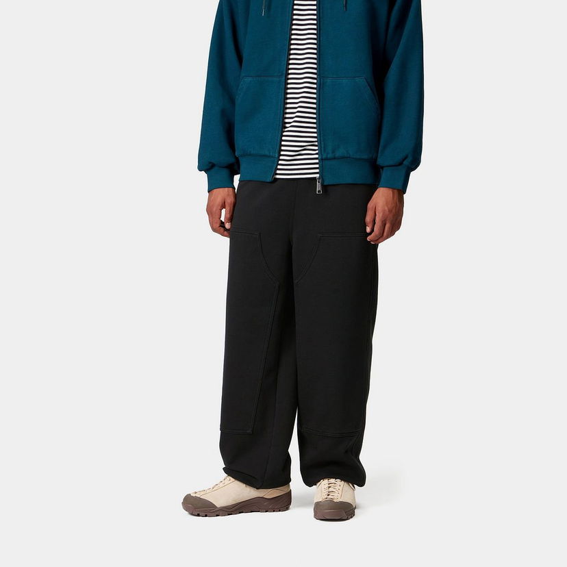 Trenirka Carhartt WIP Carhartt WIP Double Knee Sweatpants Črna | I035546_9