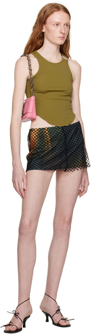 Majica brez rokavov Miaou Miaou Hannah Jewett Bobbi Tank Top Zelena | 7067TKTYM, 3