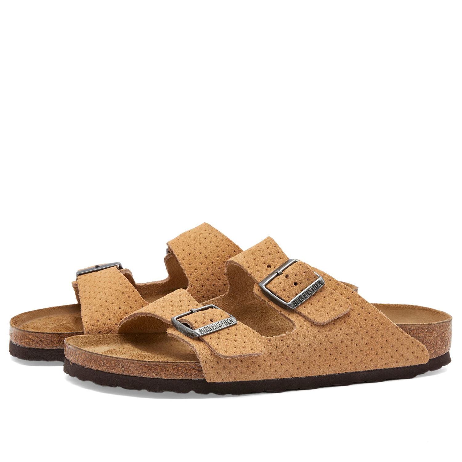 Superge in čevlji Birkenstock Arizona New Beige Embossed Dots Bež | 1027066, 0