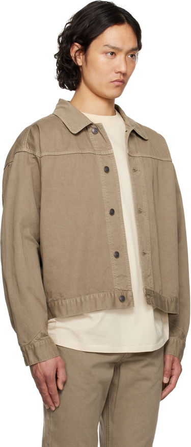 Jakna The Row The Row Marcus Cropped Canvas Jacket Rjava | 890-W3723, 1