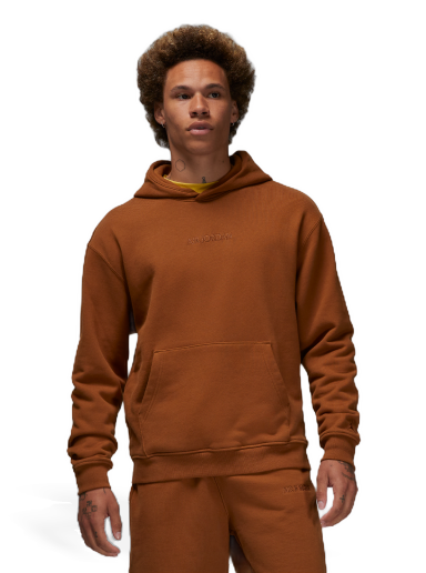 Pulover Jordan Wordmark Hoodie Rjava | FJ1966-281