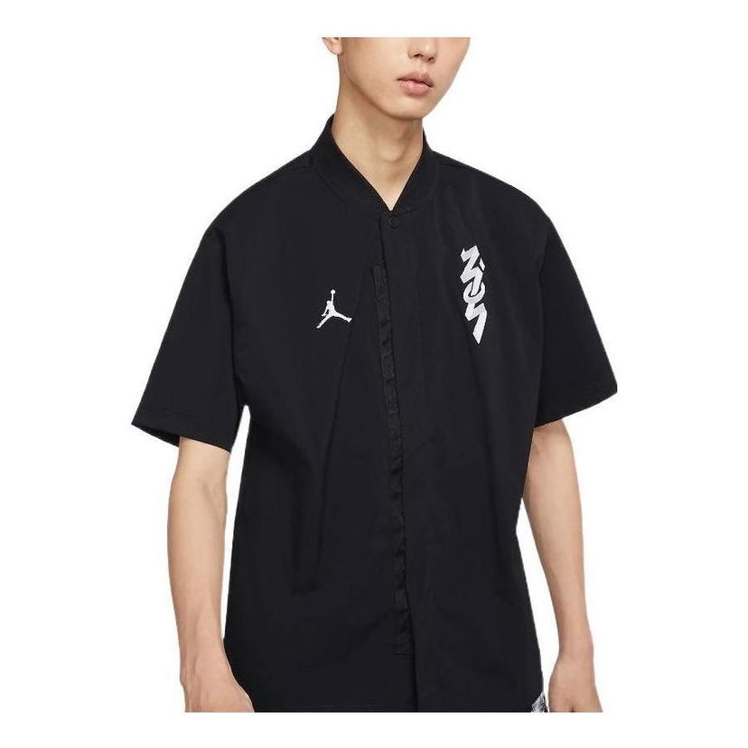 Srajce Jordan Jordan FW22 Logo Woven Shirt Črna | DR2173-010