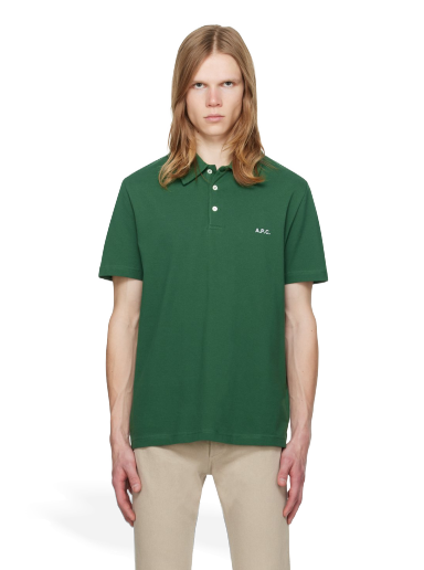 Polo majica A.P.C. Austin Polo Tee Zelena | COGWZ-H26344