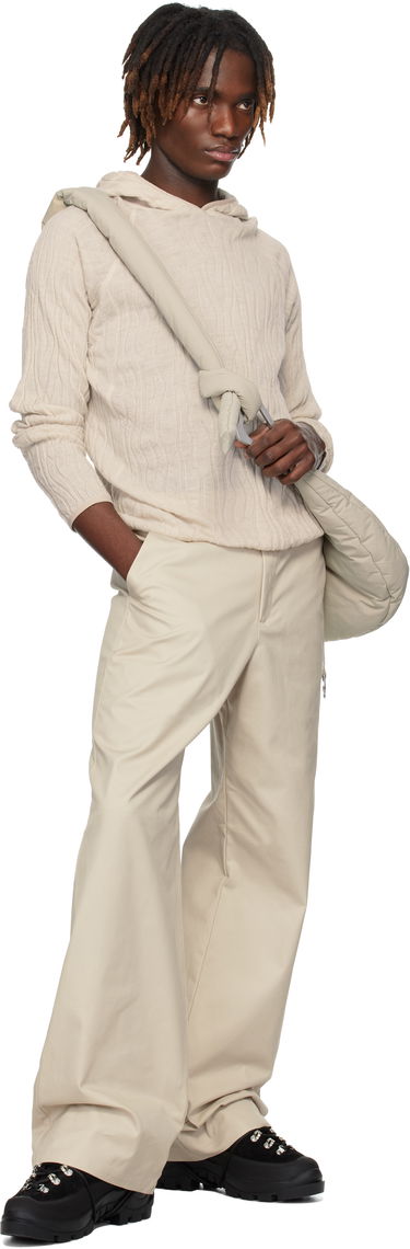 Pulover HELIOT EMIL HELIOT EMIL Sortsol Knit Hoodie Bež | PRESS25_M_07_070_ST18, 3