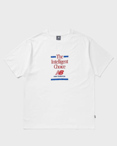 Majica New Balance Athletics Relaxed Choice Tee men Shortsleeves white in size:XXL Bela | MT43552-WT, 0