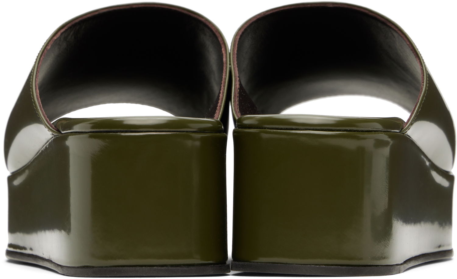 Modni dodatki The Row The Row Emi Flatform Sandals Zelena | F1597-L604, 1