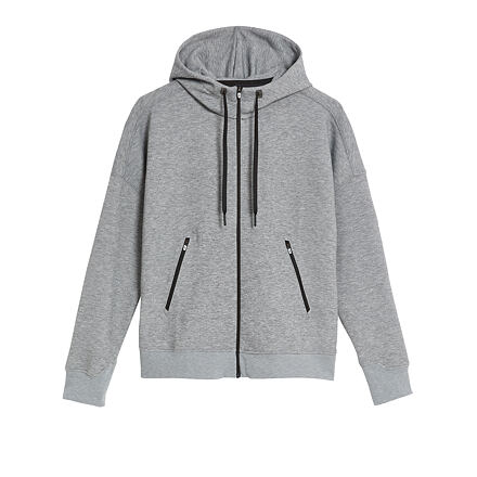 Pulover On Running Zipped Hoodie Siva | 1WE11800423, 0