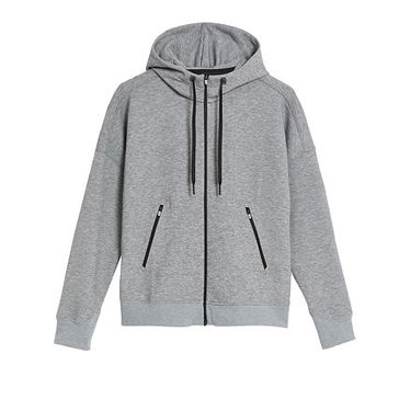 Pulover On Running Zipped Hoodie Siva | 1WE11800423, 0