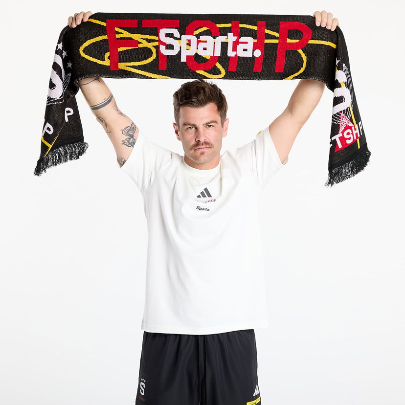 Šala adidas Performance Footshop x Sparta Knitted Scarf Črna | FTSHP_500