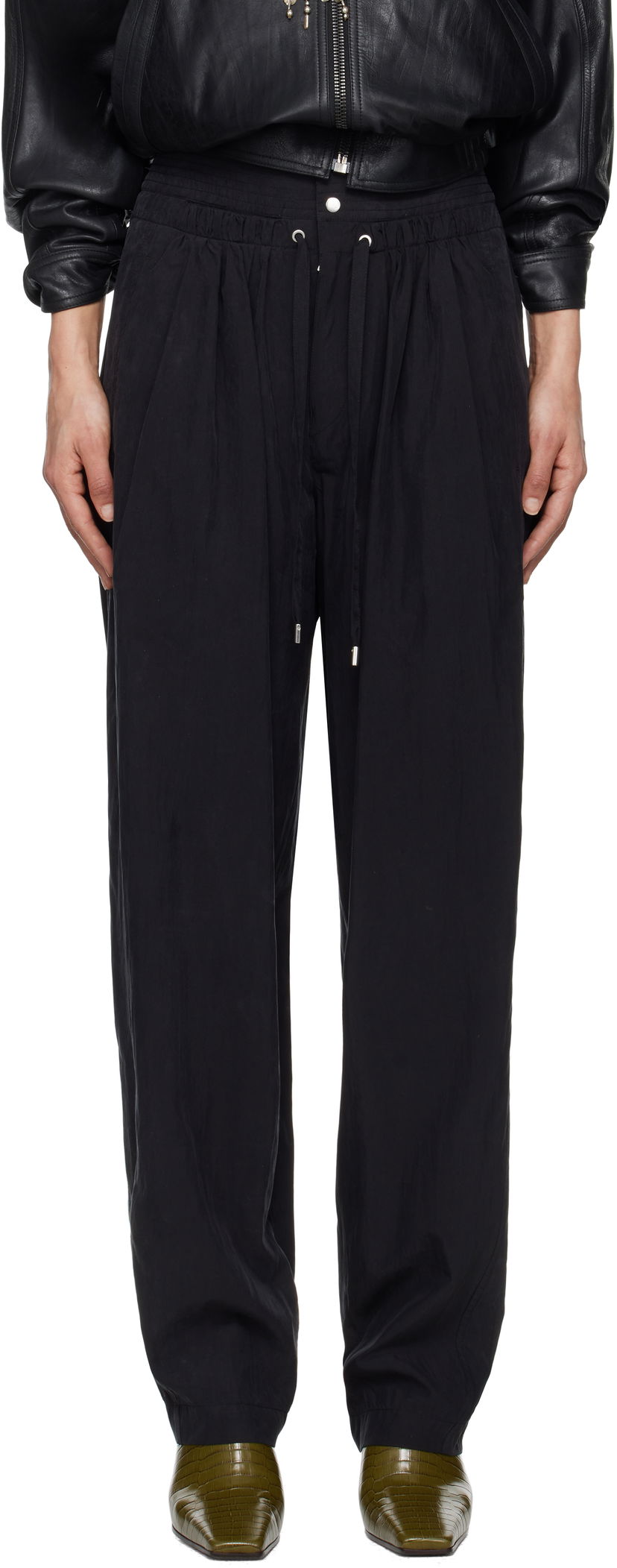 Hlače ISABEL MARANT Isabel Marant Gleen Trousers Črna | PA0541FA-C2G01I