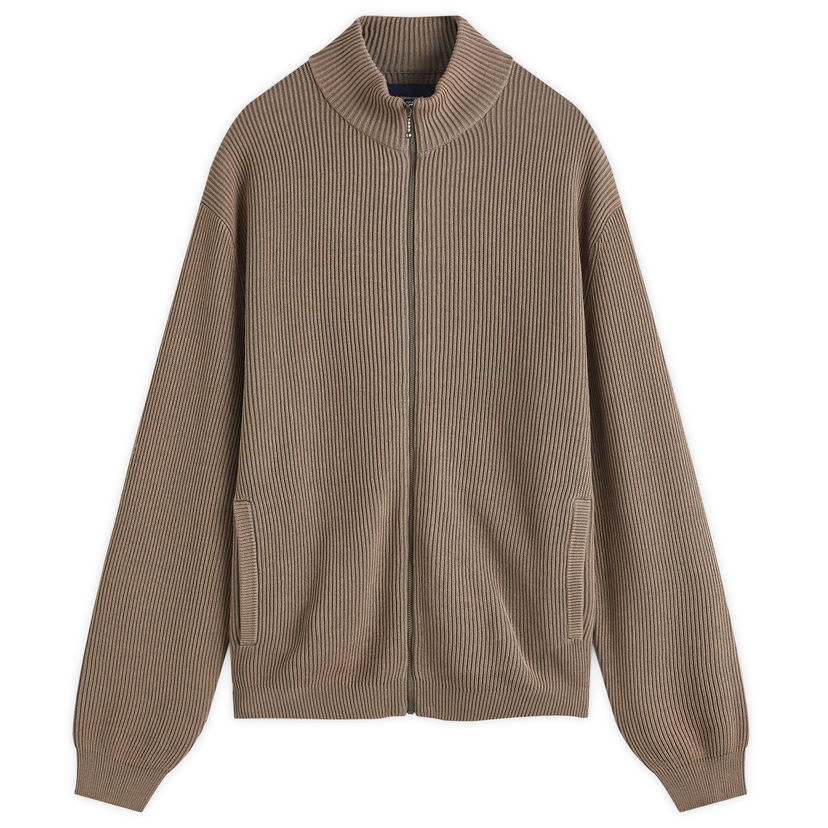 Pleteni pulover thisisneverthat Full Zip Knit Large Siva | TN243KKNZK01-GRY