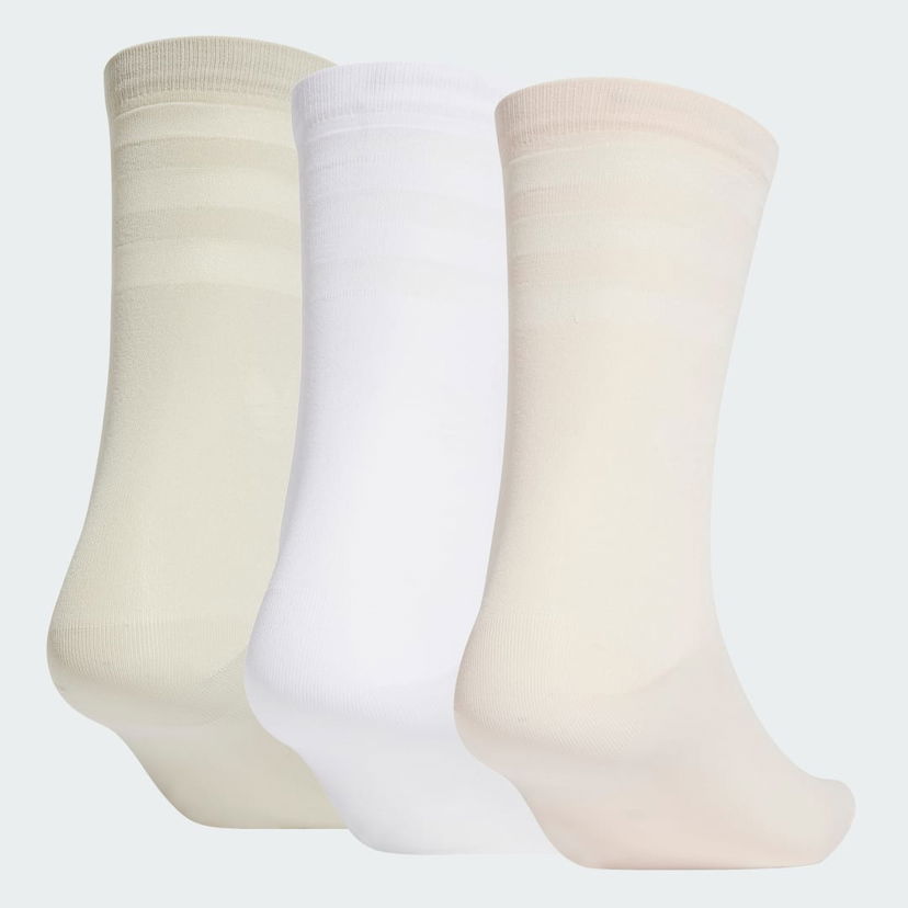 Nogavice adidas Performance Mid-Cut Crew Socks (3 Pairs) Bela | JJ4305