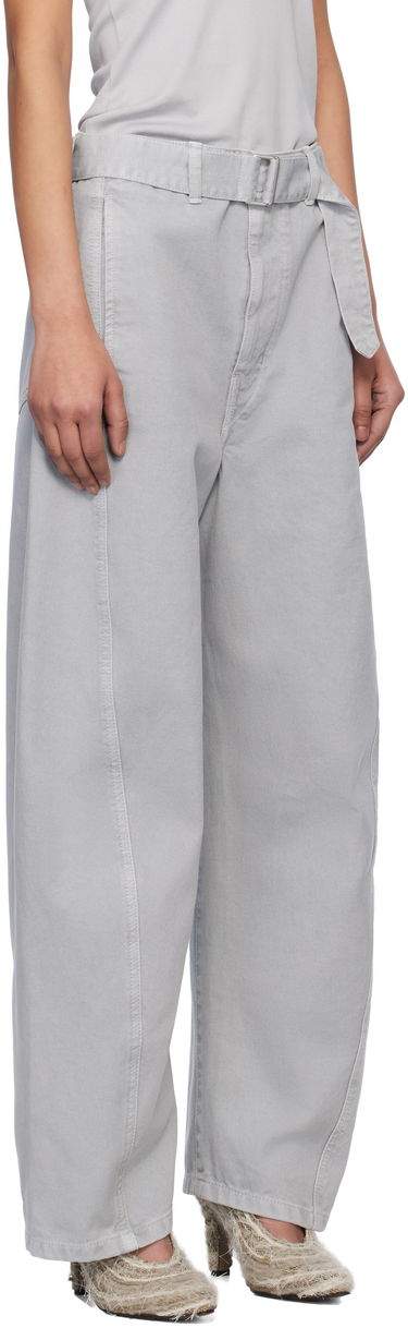 Cargo hlače LEMAIRE Lemaire Twisted Belted Trousers Siva | PA326 LD1036, 1