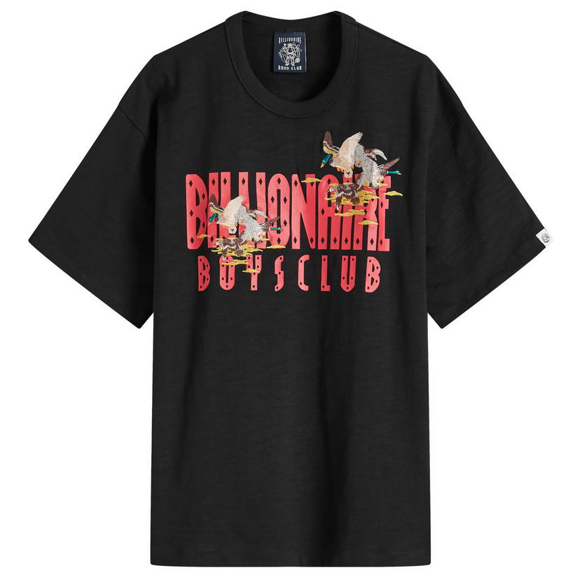 Majica BILLIONAIRE BOYS CLUB Duck Embroidered Straight Logo T-Shirt Črna | B24464-BLK