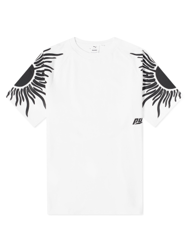 Majica Puma Pleasures x Graphic T-Shirt Bela | 625195-02