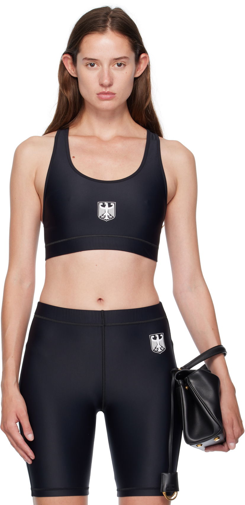 Modrček VETEMENTS VETEMENTS Eagle Sports Bra Črna | WH76BR350B
