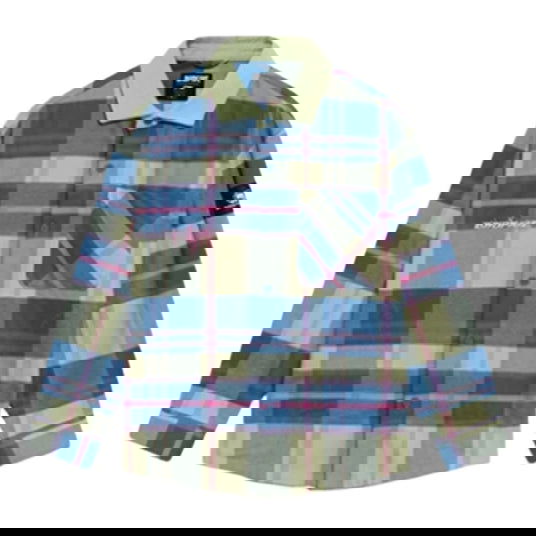 Srajce Li-Ning BADFIVE Sports Basketball Series Loose Fleece Lined Plaid Shirt Modra | ASHS005-3