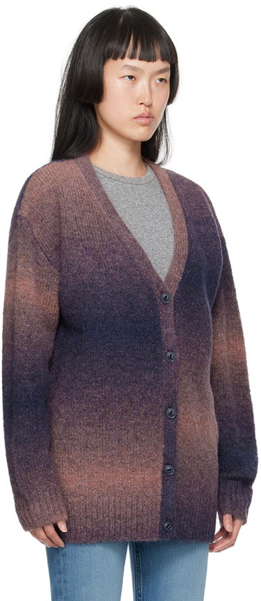 Pleteni pulover rag & bone Rag & Bone Holly Gradient Cardigan Lila | WAS23F043MW43, 1