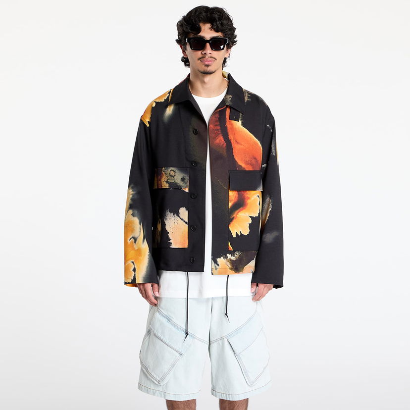 Jakna Y-3 Y-3 AOP Sport Uniform Coach Jacket Črna | KA9633