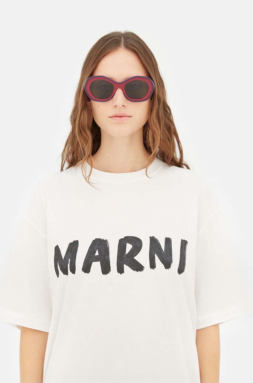 Majica Marni Marni Ulawun Vulcano Bordeaux Sunglasses Bela | EYMRN00024.002.YAL, 0