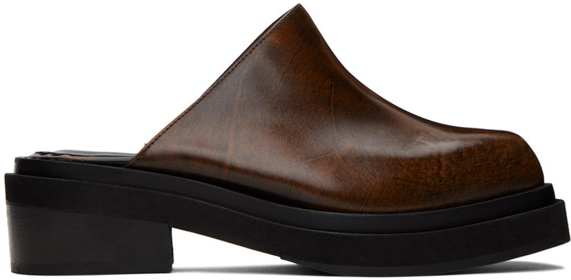 Oblačila Eckhaus Latta Eckhaus Latta Zoe Clogs Rjava | FEKLWZOCL06M0F