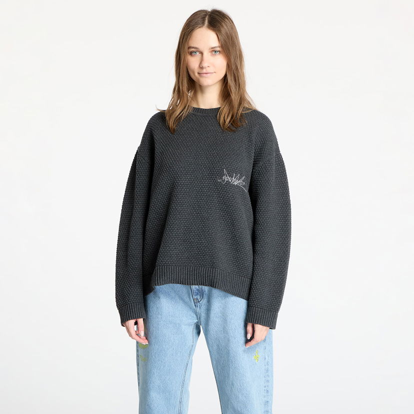 Pleteni pulover Footshop FTSHP Everyday Pebble Grey Sweater Siva | FTSHP_450