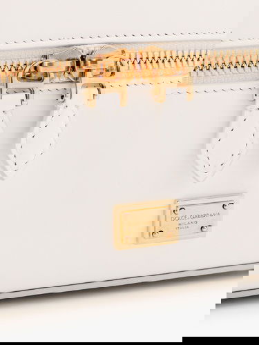 Torba za čez ramo Dolce & Gabbana Dolce & Gabbana Sicily Vanity Case Bag with Chain Bela | BB7800B732180002, 5