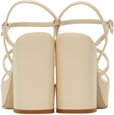 Modni dodatki Aeyde Aeyde Katalin Heeled Sandals Bež | A11-HS-ATNS11BL38-SS24-100-007, 1