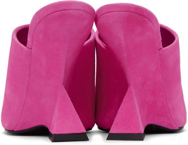 Modni dodatki The Attico Attico Cheope Heeled Suede Sandals Roza | 231WS634 L007, 1