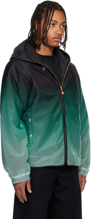 Vetrovka Casablanca Casablanca Gradient Technical Windbreaker Jacket, Size Small Zelena | MPF25-JK-394-01, 4