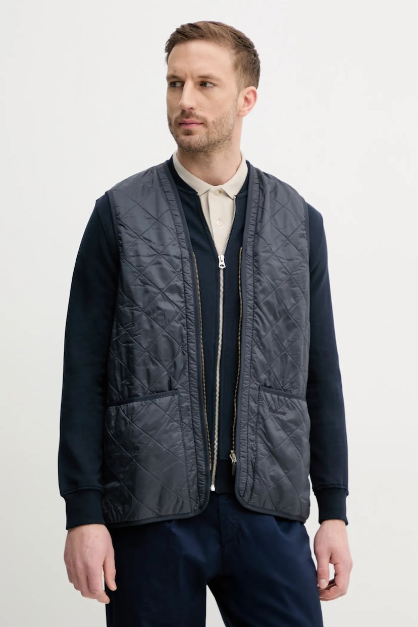 Telovnik Barbour Barbour Polarquilt Zip-In Liner Vest Mornarica | MLI0002
