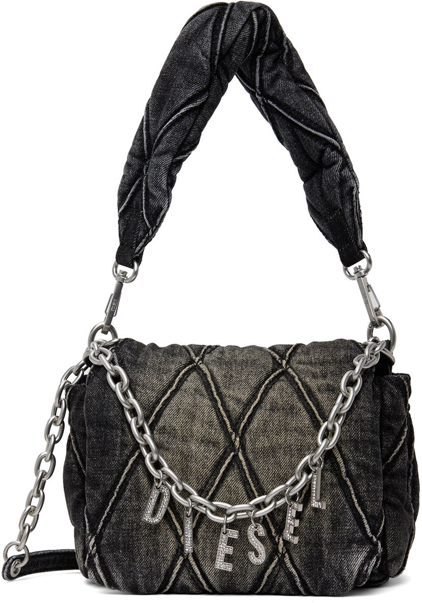 Torba za čez ramo Diesel Charm-D Shoulder S Bag Črna | X09597 P6330