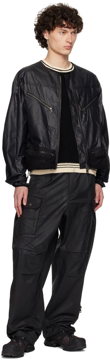 Bomber jakna Andersson Bell Andersson Bell Convex Collarless Bomber Jacket Črna | awa696m, 3