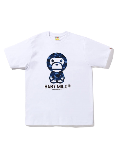 Majica BAPE Color Camo Baby Milo Tee Bela | 2I80-110-004