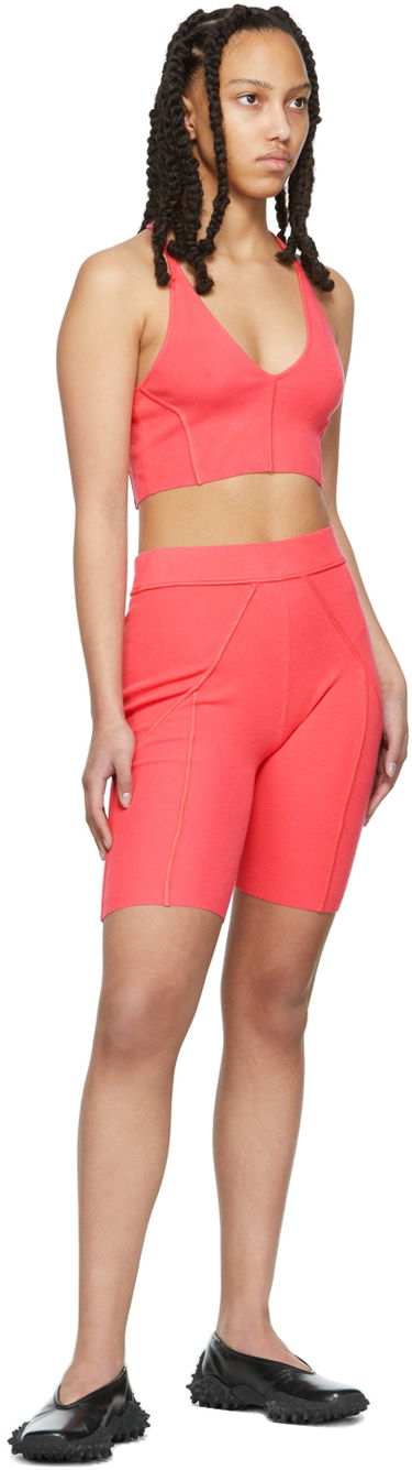 Majica brez rokavov Helmut Lang Helmut Lang Ribbed Bra Top Roza | M02HW712, 3