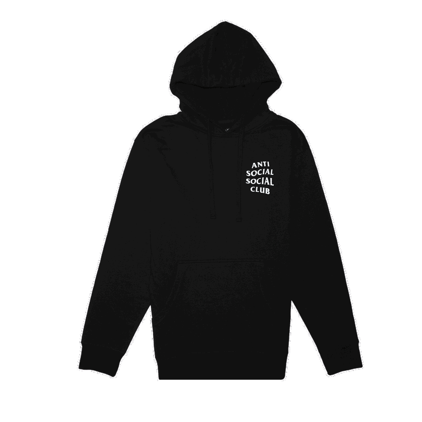Pulover Anti Social Social Club Anti Social Social Club Mind Games Hoodie Črna | 0657 11MIND BLAC