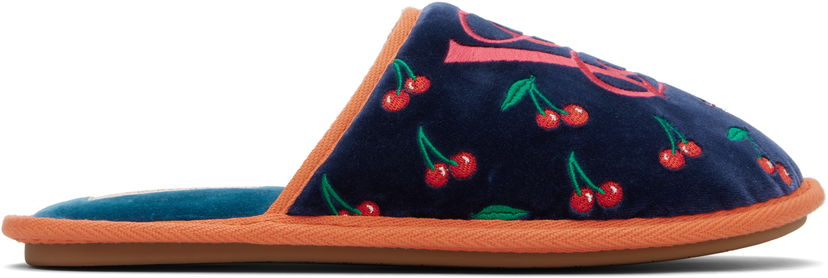 Superge in čevlji Valentino Valentino Garavani Ta Chambre Slippers Mornarica | 7Y2S0J88SNJ