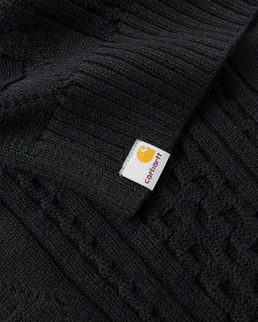 Šala Carhartt WIP Knitted Scarf with Pattern Črna | I035474-89.XX, 2