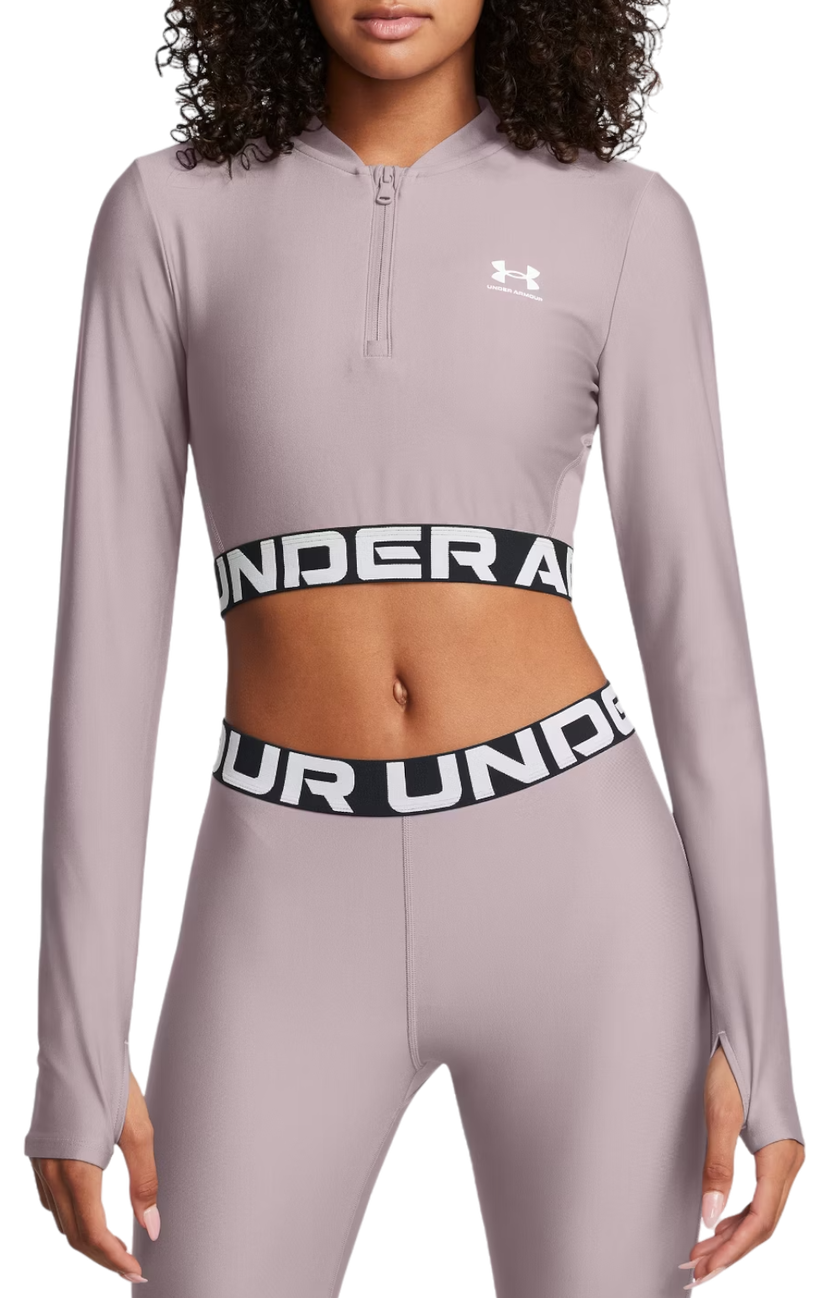 Majica Under Armour HeatGear® Rib Shirt Lila | 1388692-015