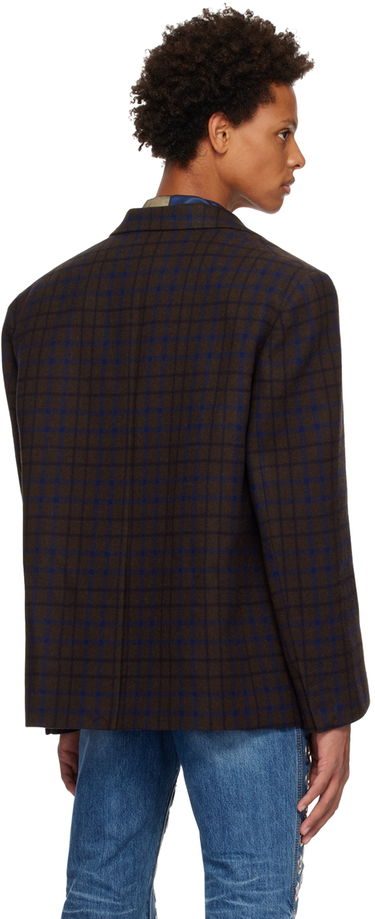 Jakna We11done Check Blazer Rjava | WD-JK3-22-102-M-BR, 2