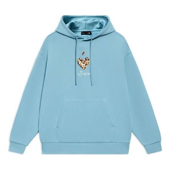 Pulover Li-Ning Sports Fashion Series Casual Hoodie Modra | AWDS593-3