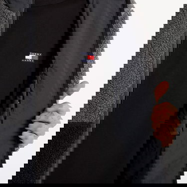 Jakna Tommy Hilfiger Teddy Essential Jacket Black Črna | DM0DM19644 BDS, 3